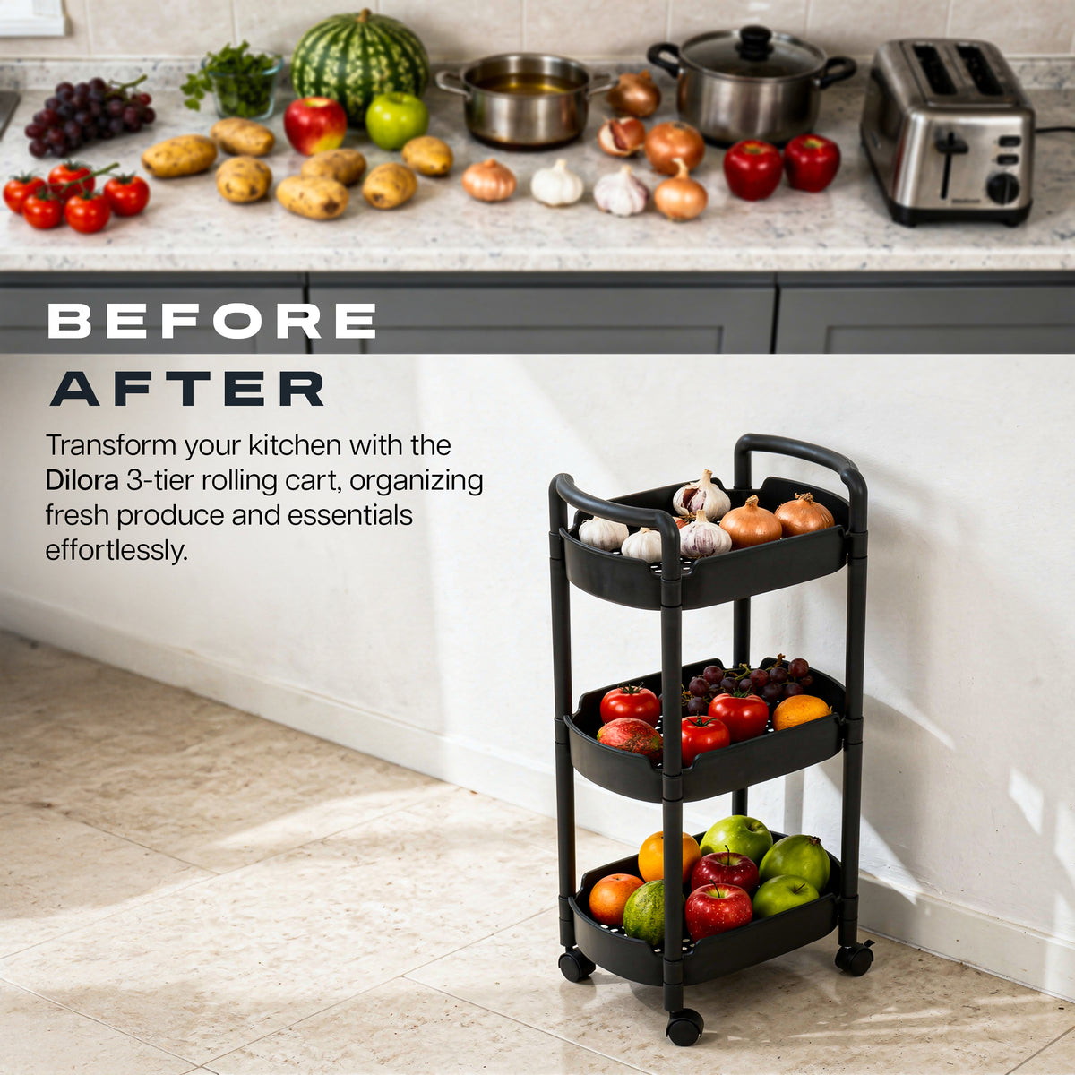  Movable Storage Organizer 