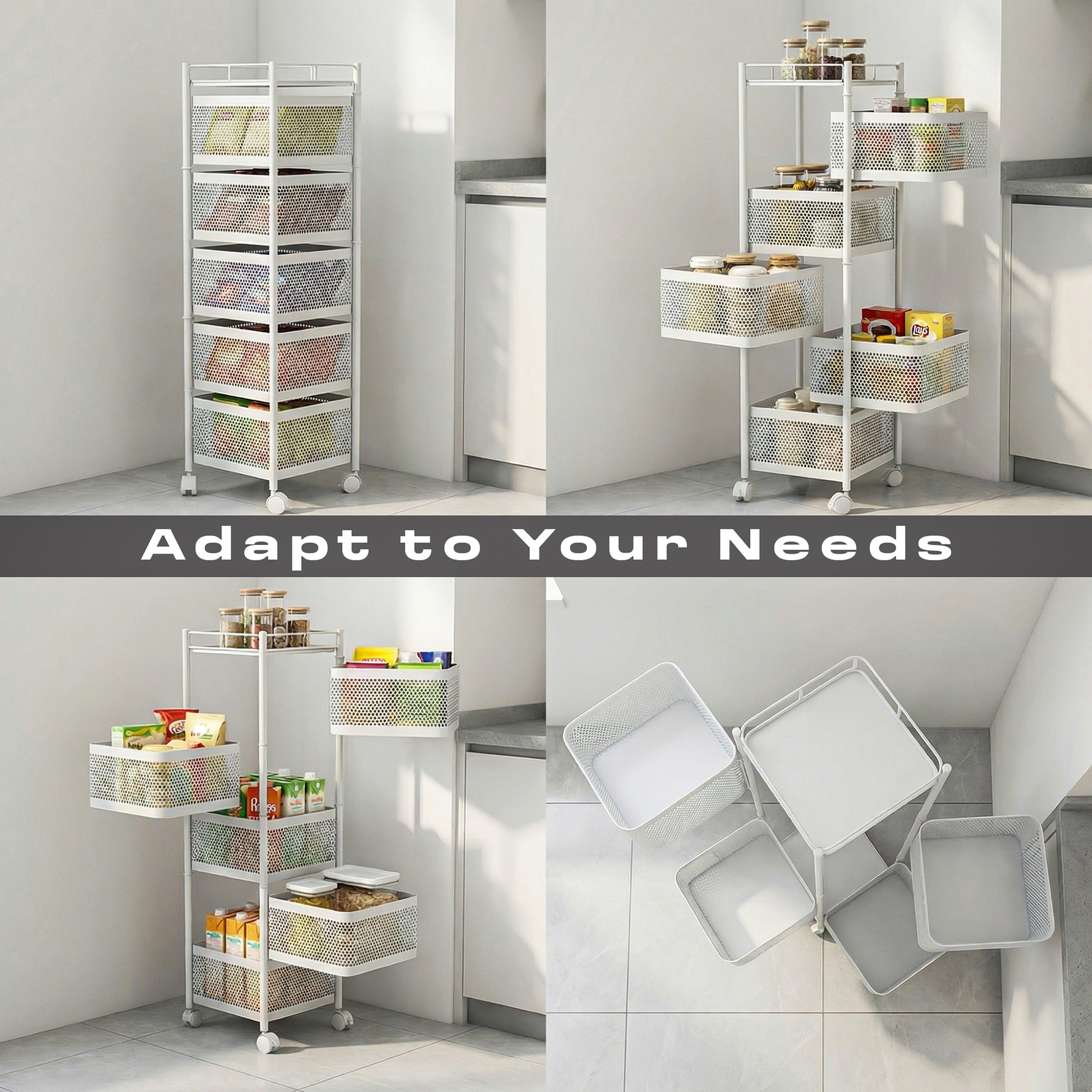 Multi-Tier Storage Cart