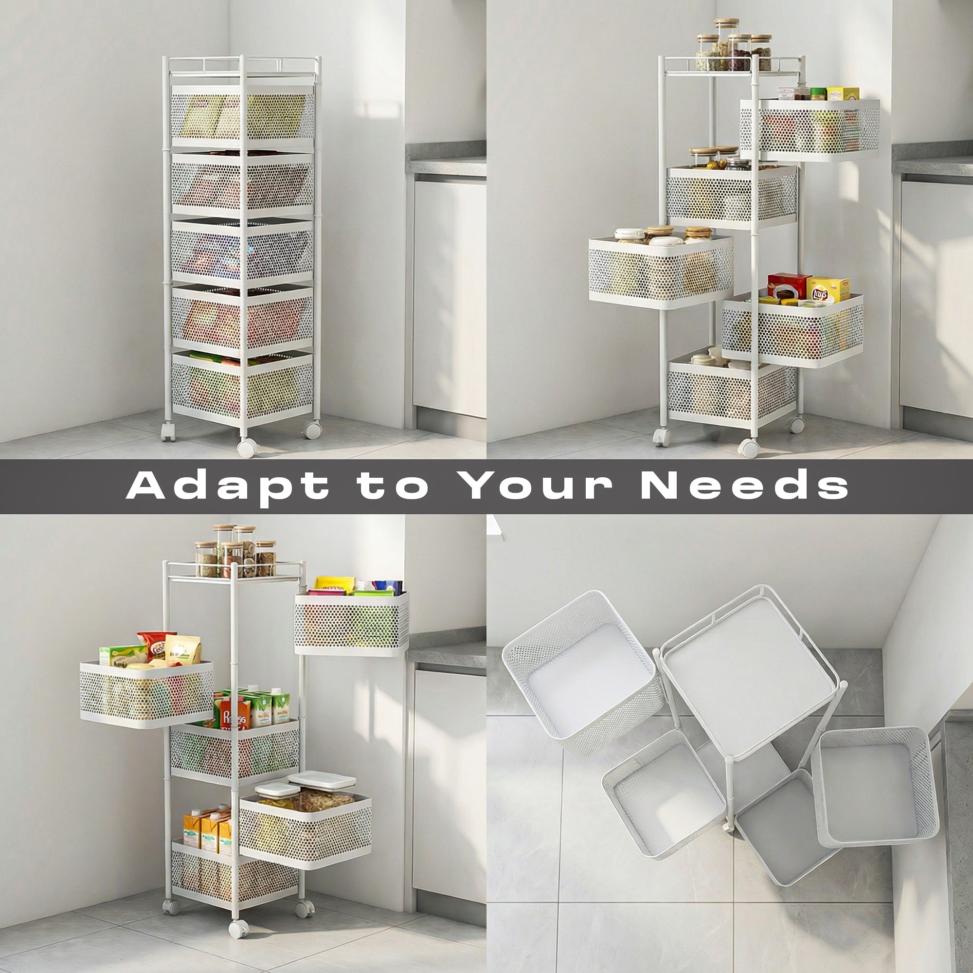 Multi-Tier Storage Cart