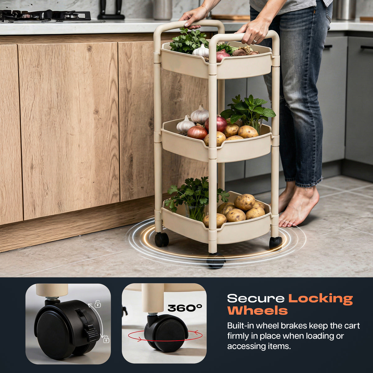 Movable Storage Organizer 