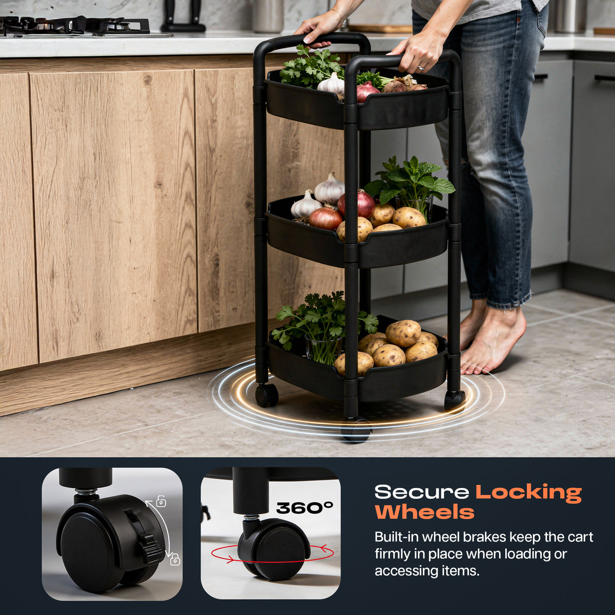  Movable Storage Organizer 