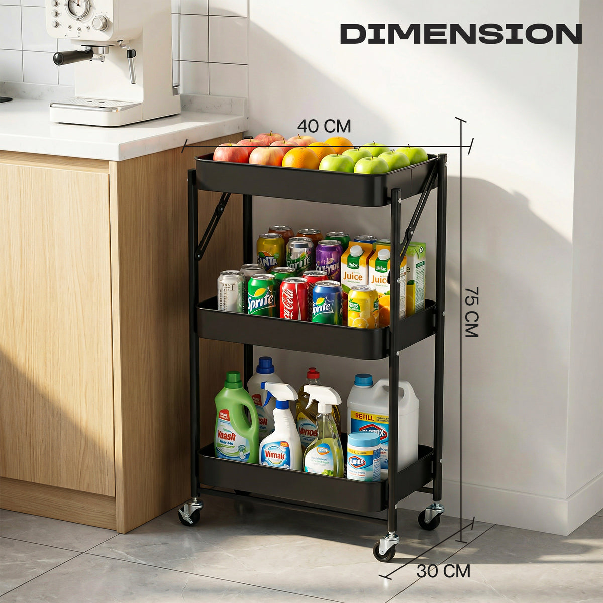 kitchen storage rack