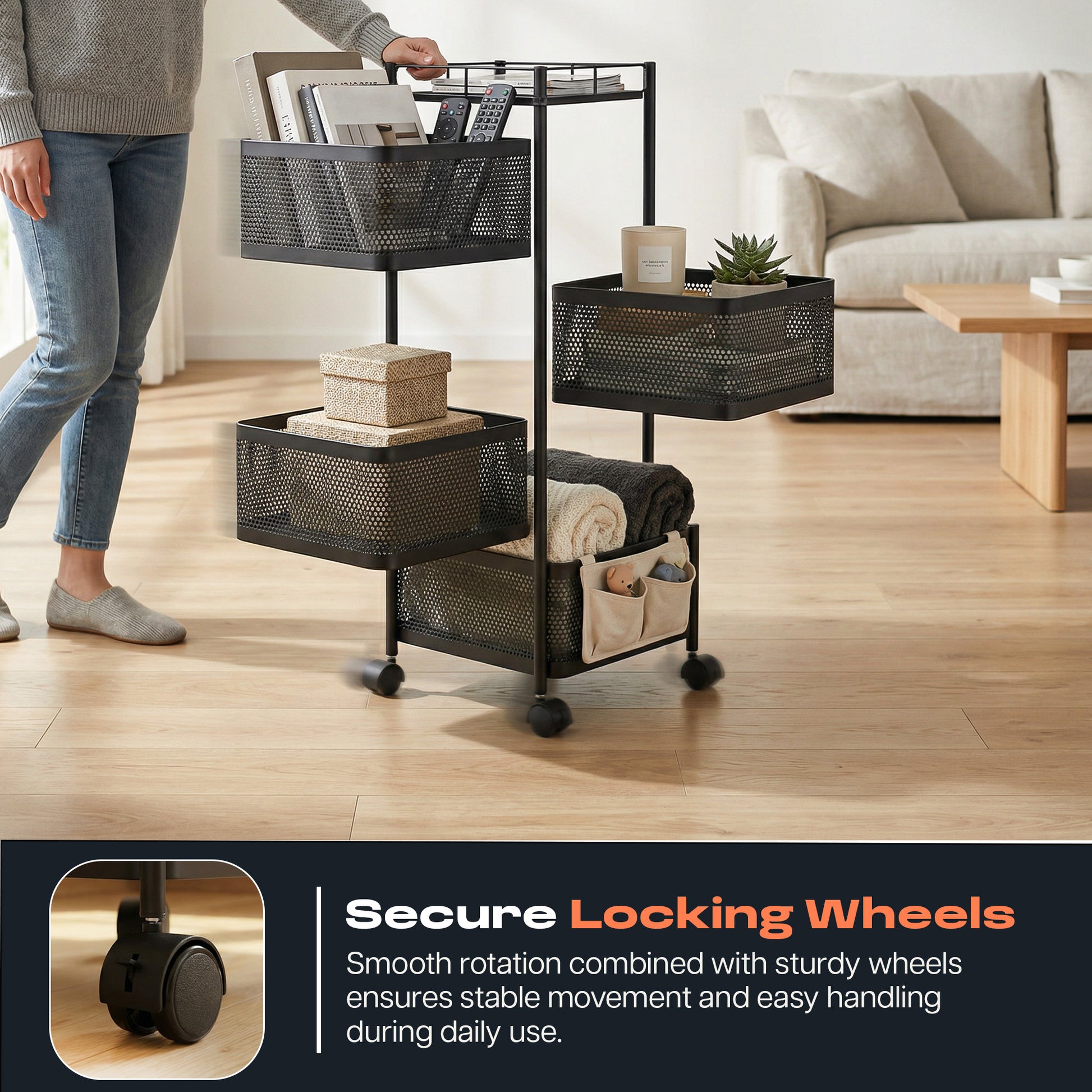 Kitchen Organizer Cart