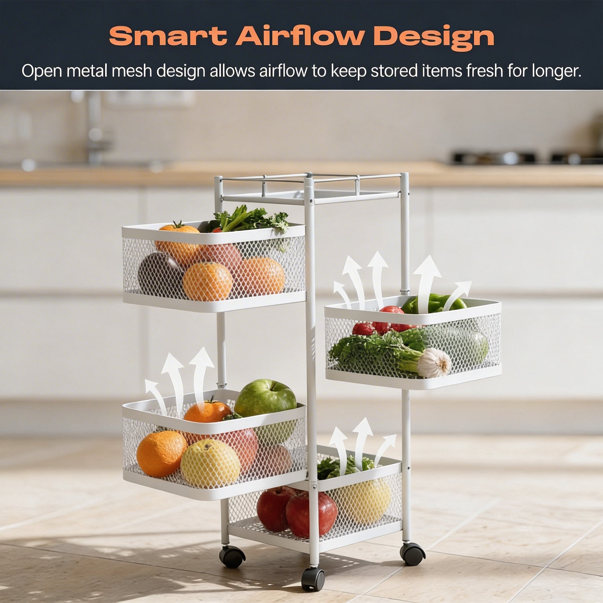Vegetable Basket Rack