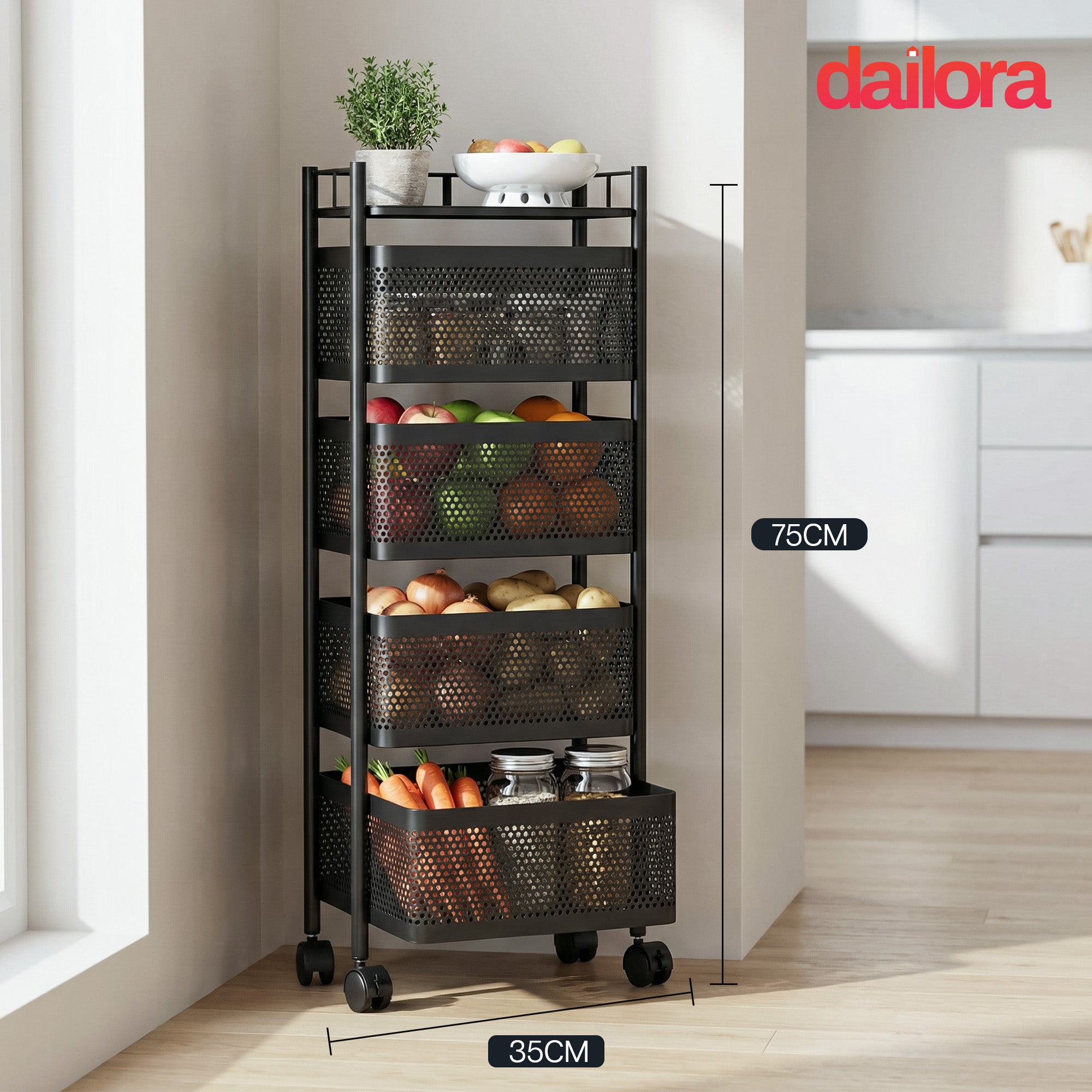 Storage Basket Cart