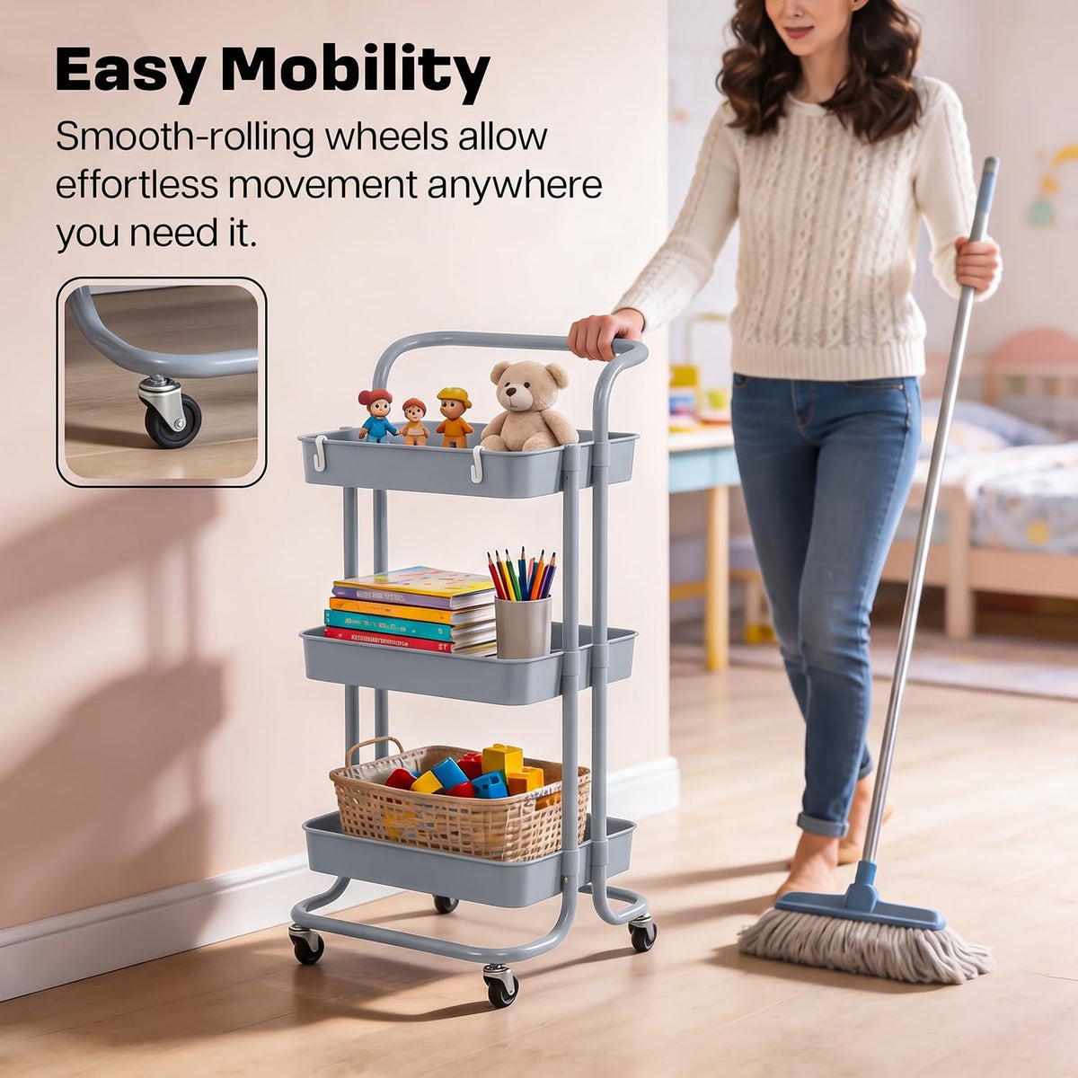 Utility Cart for Kitchen