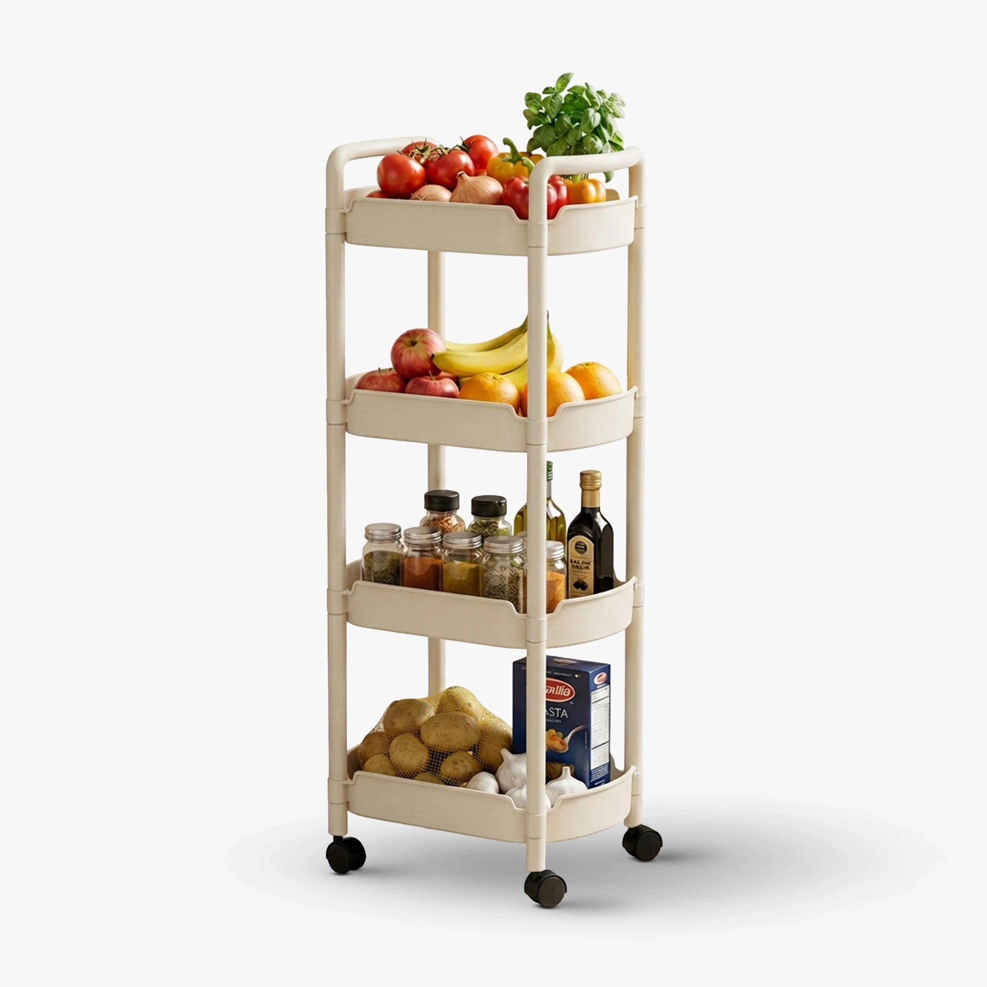 Dailora  Multi-Functional Storage Rack Trolley for Office, Living Room, Kitchen