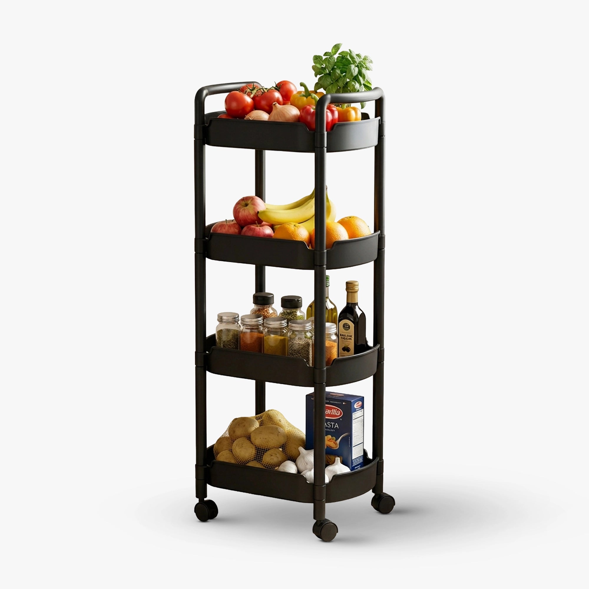 Dailora  Multi-Functional Storage Rack Trolley for Office, Living Room, Kitchen