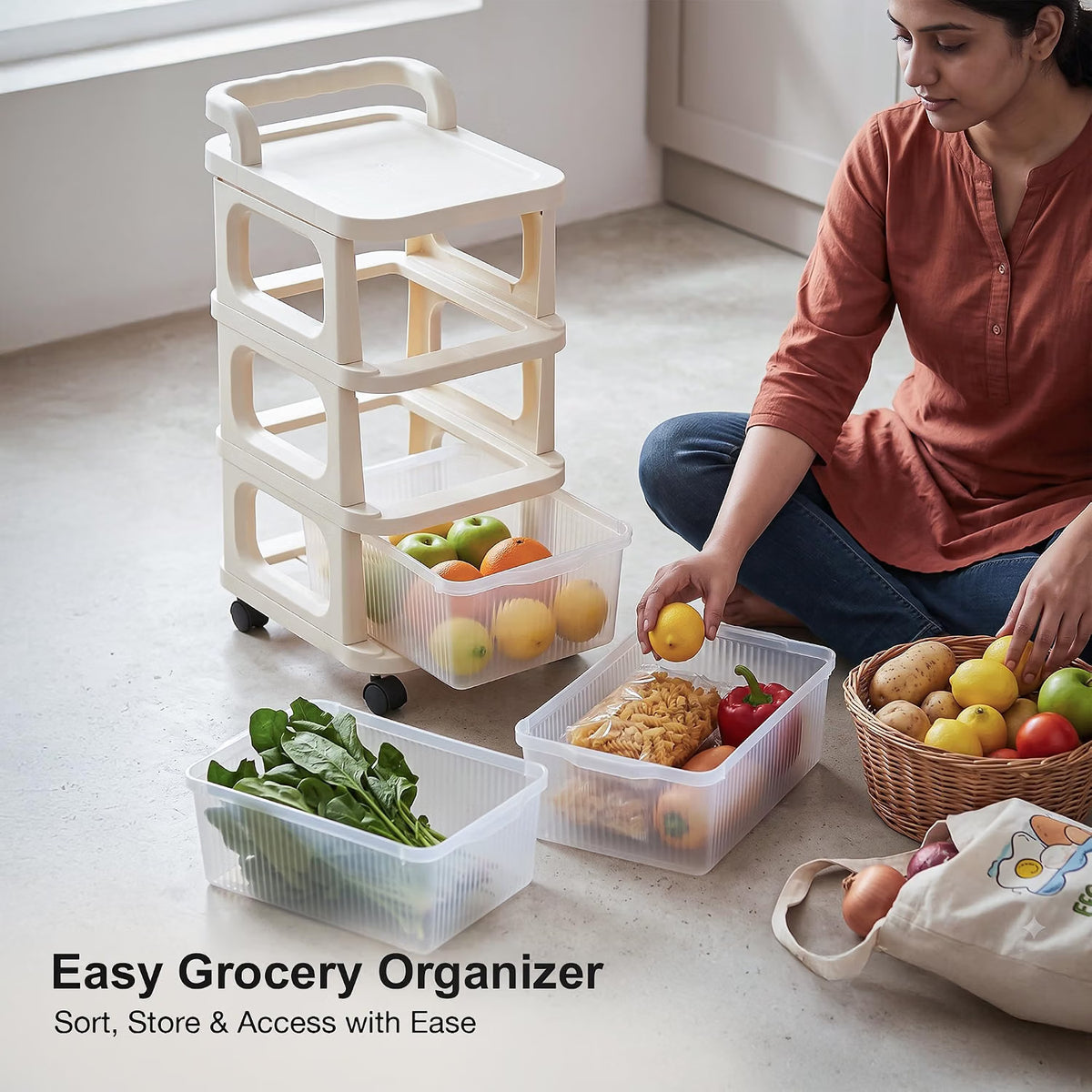 plastic storage drawer cabinet