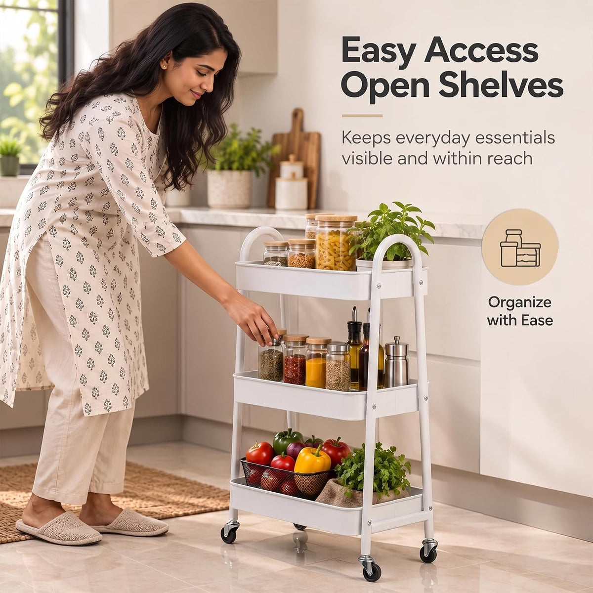 Utility Cart for Pantry