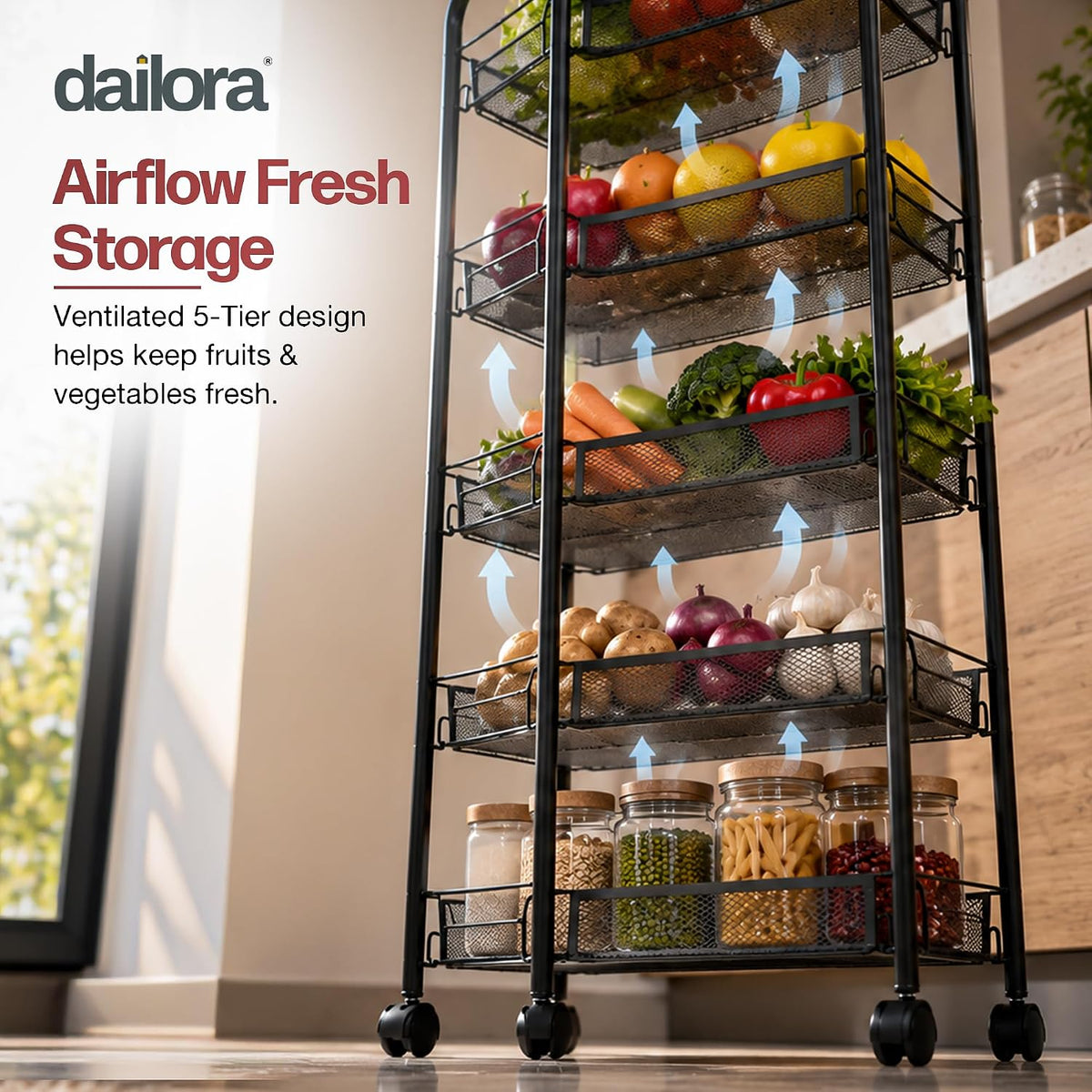 Multipurpose Rolling Utility Cart