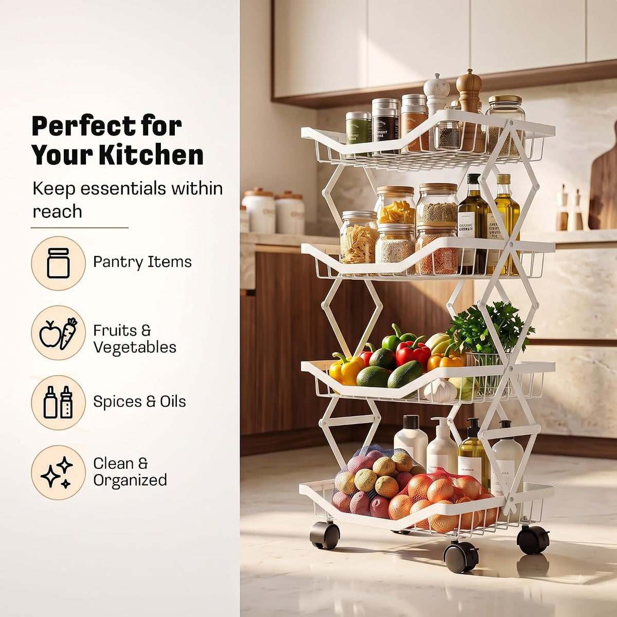Fruit & Vegetable Trolley 