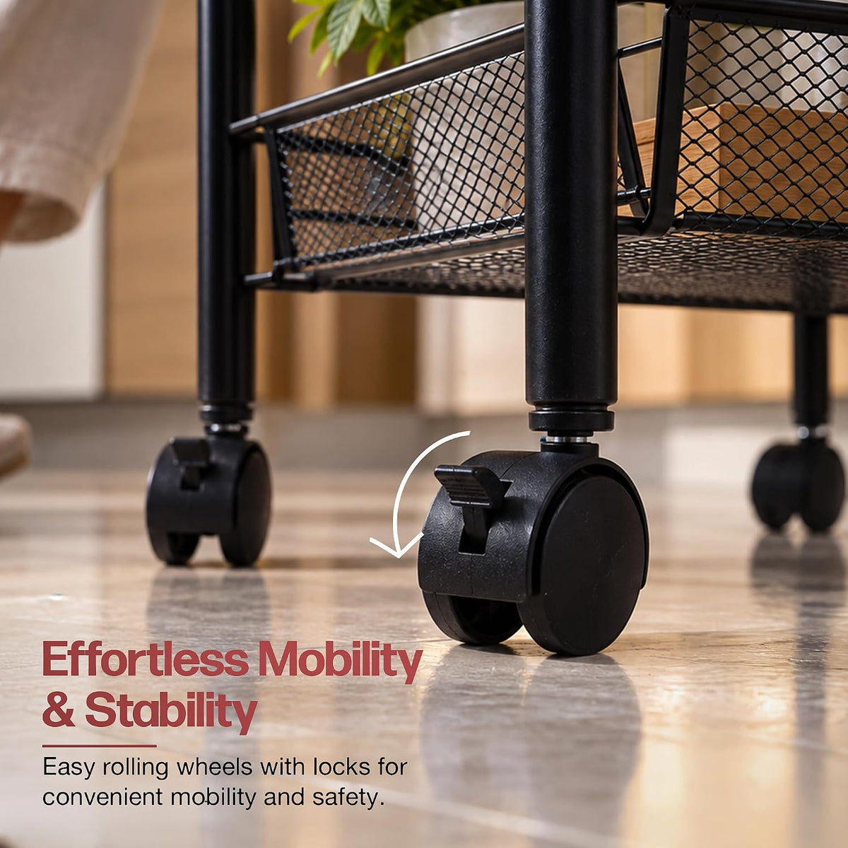 Rack Stand with 360°Wheels