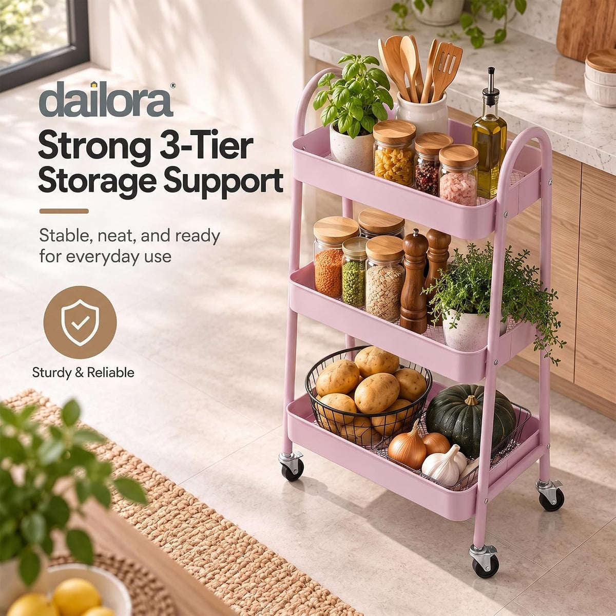 Utility Cart for Pantry