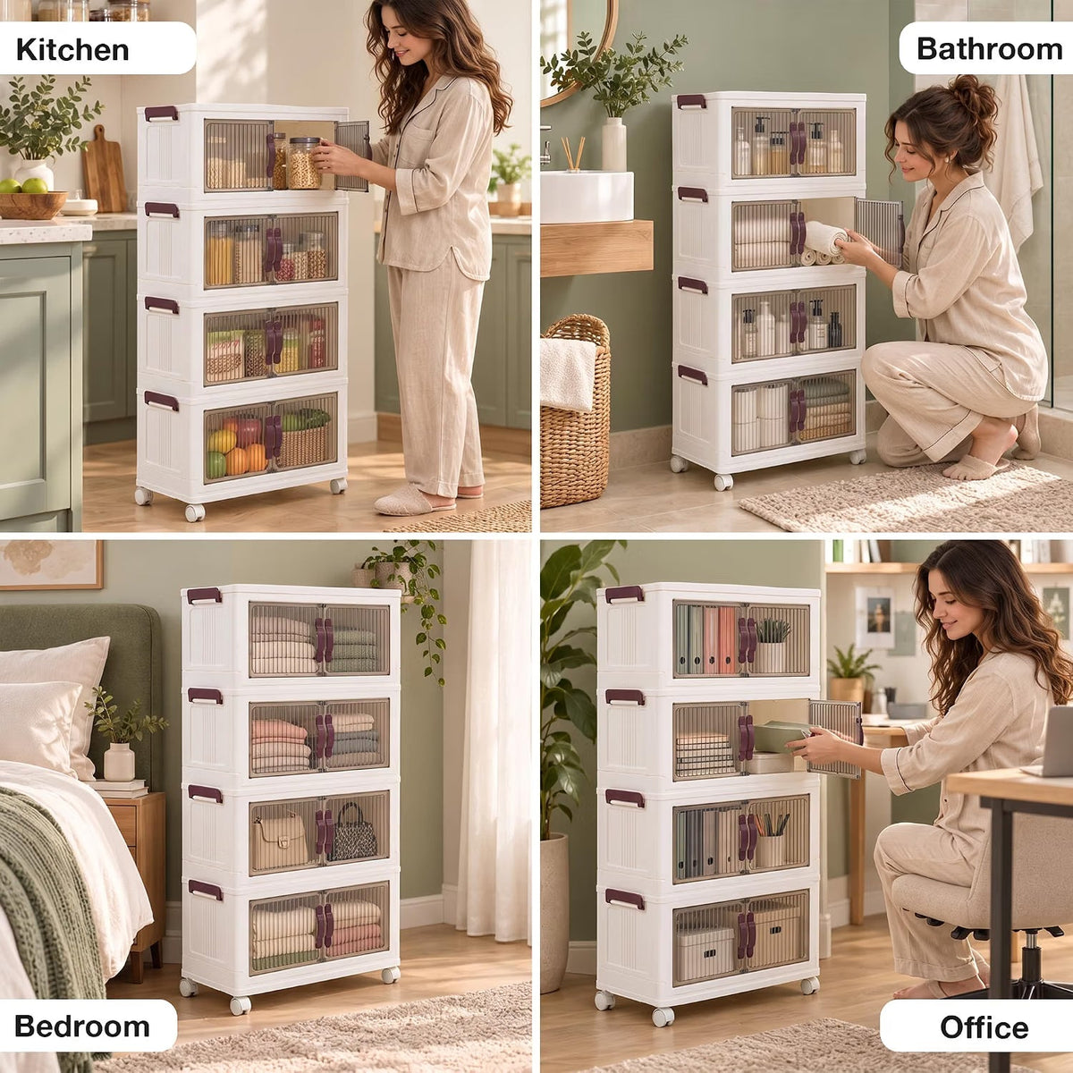 3-Tier Utility Cart for Storage