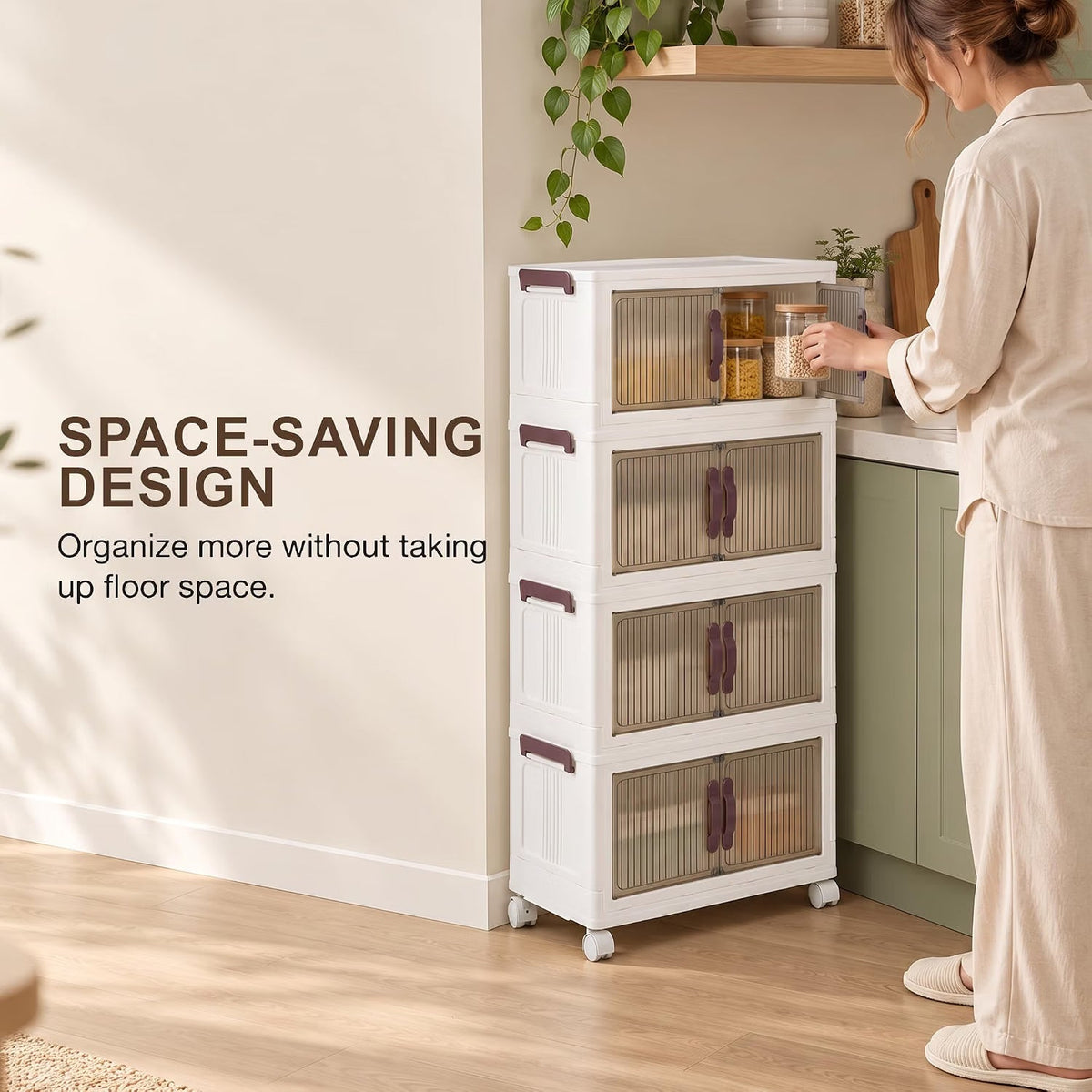 Portable Cart for Bedroom