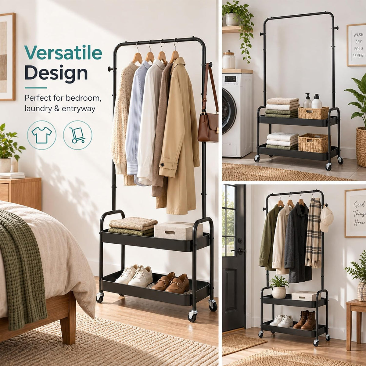 metal garment rack