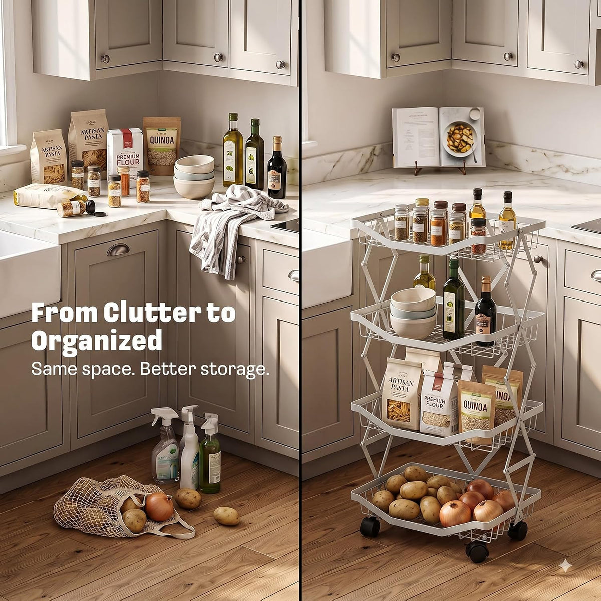 Storage Organizer for Kitchen