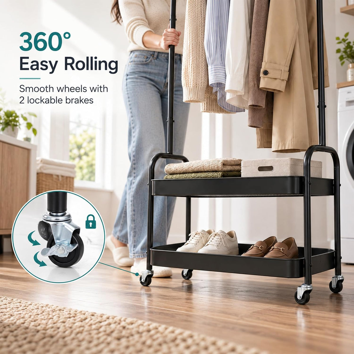 metal garment rack