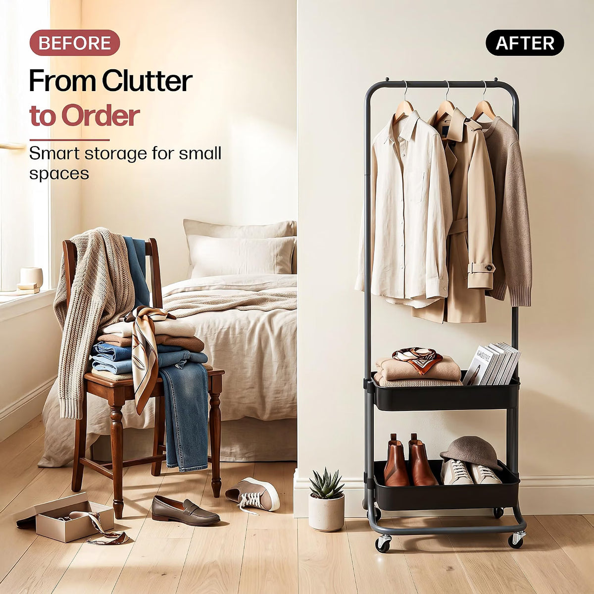 metal garment rack