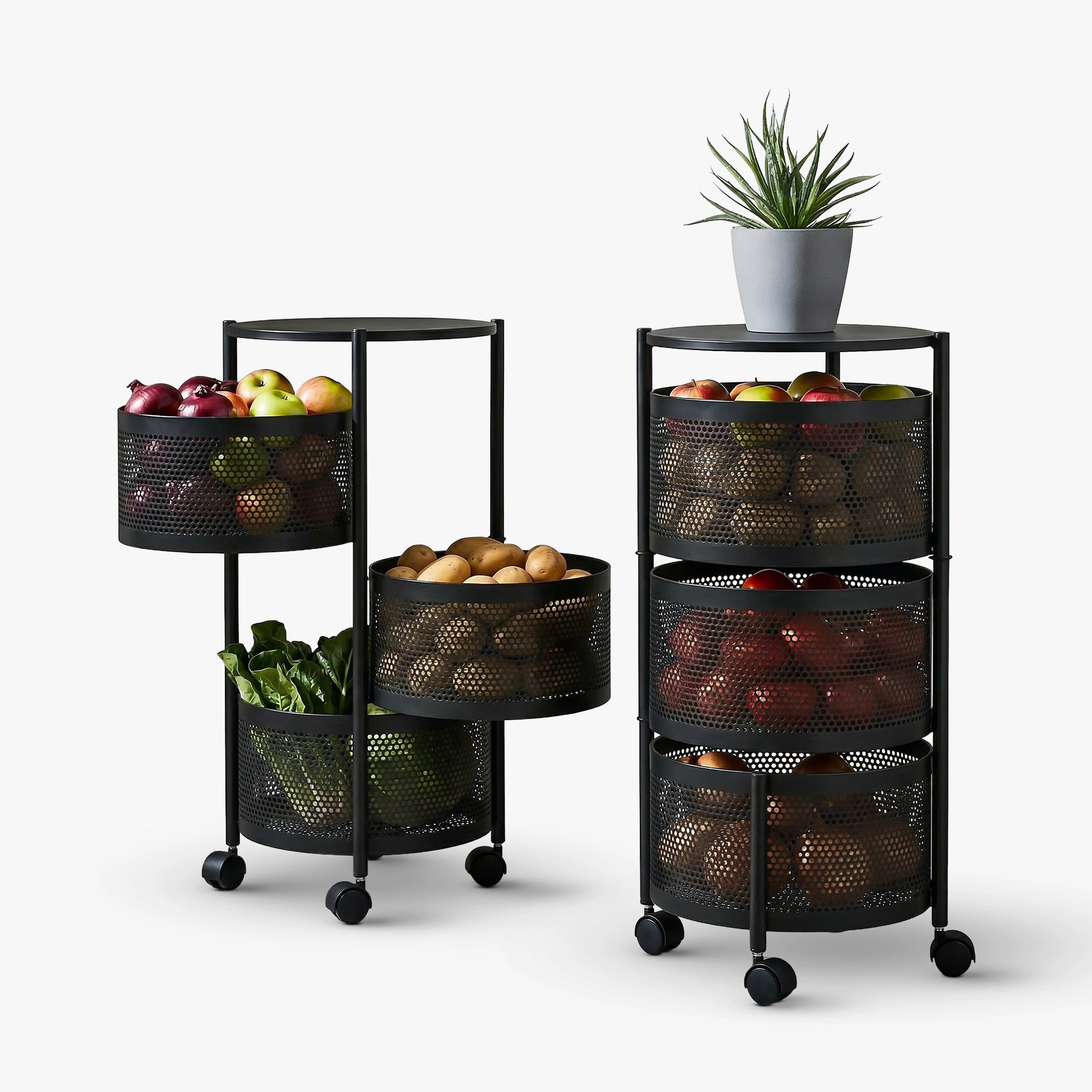 Dailora Multi-Purpose Trolley Kitchen Storage Organizer Rack