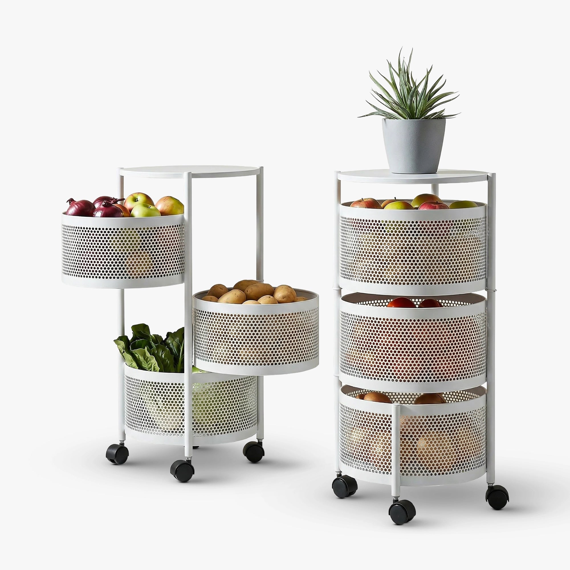 Dailora Multi-Purpose Trolley Kitchen Storage Organizer Rack