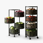 Dailora Multi-Purpose Kitchen Storage Organizer Trolley Rack Stand